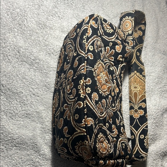 Vera Bradley Black and Copper Patterned shoulder bag with NWOT beige wallet - Picture 4 of 9